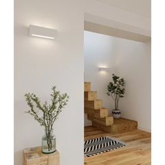Vega Wall Light – White & Silver