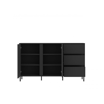 Sideboard 2D 3D - Laminated Anthracite