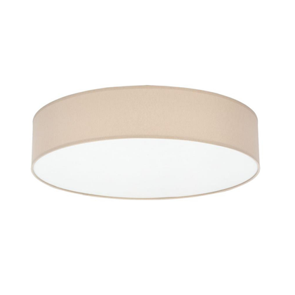 Round Beige Ceiling Lamp