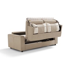 Sofa Bed 3 Seater - Tan Grey