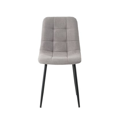 Light Grey Microfiber  Dining Chair