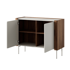Sideboard 2Doors - Walnut Warmia Cashmere