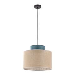 Pendant Lamp Duo - Green & Juta