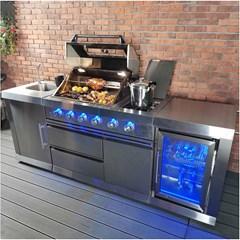 Outdoor Gas Kitchen - Stainless Steel