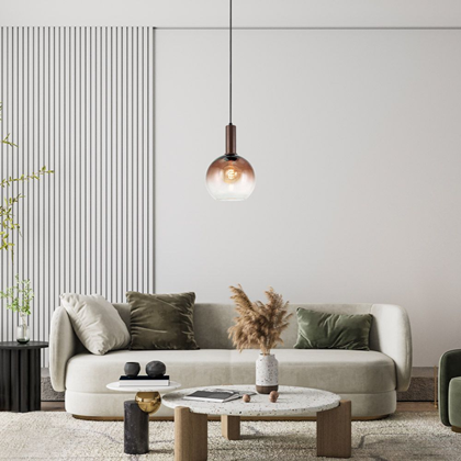 Suspension Pendant – Coffee Ombre & Black Ombre