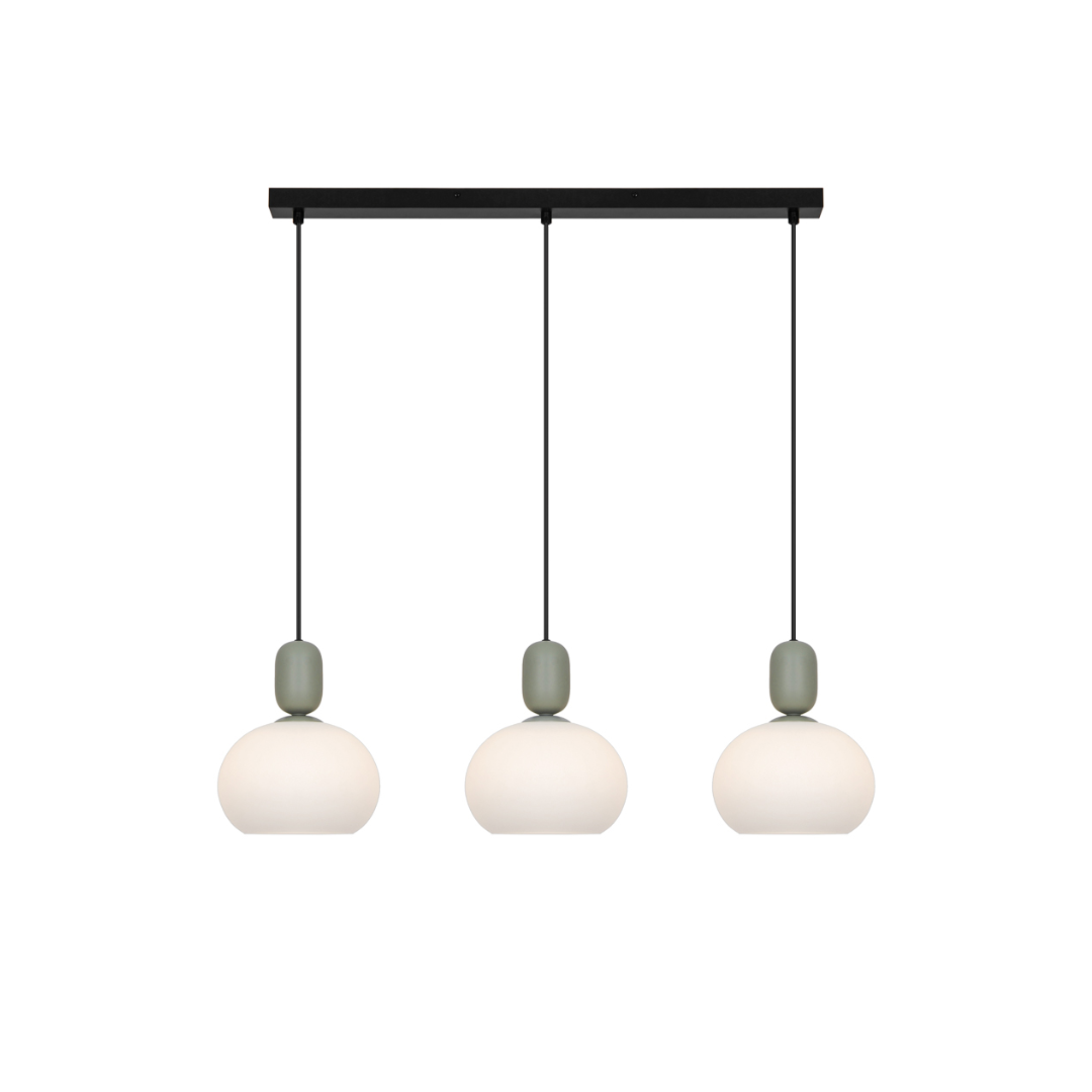 Pendant Bar – White/Olive Green/Black