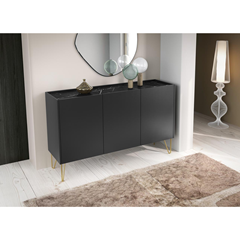 Sideboard 3 Doors – Black