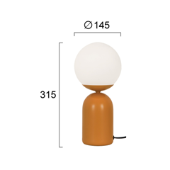 Modern LED Table Lamp Yellow