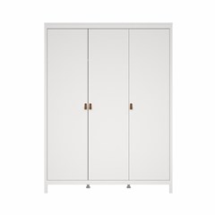 Wardrobe Madrid 3 Doors - White