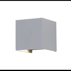 LED Wall Light Grey Body Square