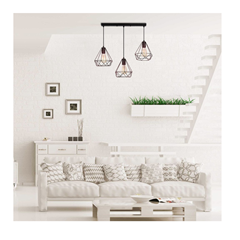 Alma Suspension Decorative Cage Black
