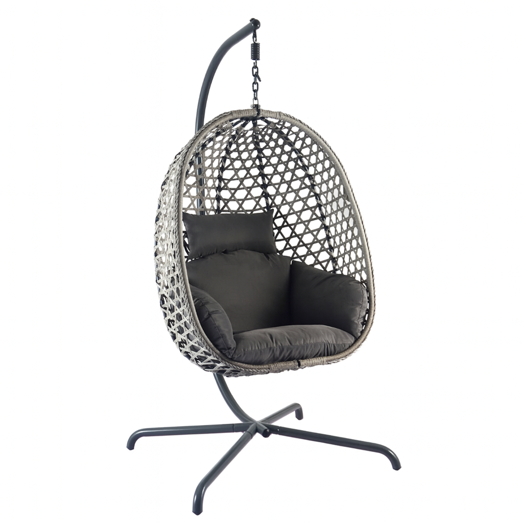 Hanging Chair – Light Grey Mesh