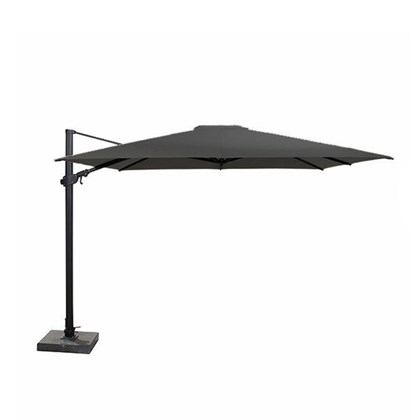 Sidepole Umbrella Siesta Prem 3x3m Charcoal