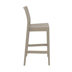 Bar Stool  75 cm Taupe