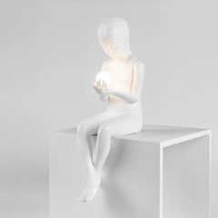 Innerglow Mini Lamp – Girl White