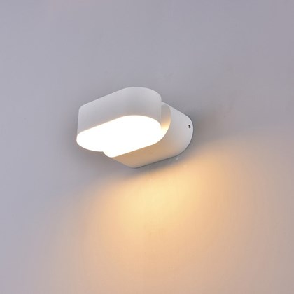 Wall Light 6W 3000K IP65 Movable White