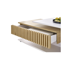 Coffee Table - White & Artisan Oak