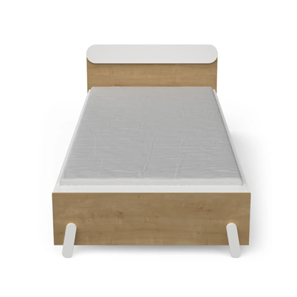 Single Bed – Brown & White