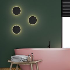 Wall Lamp Luna 200 2 Panels G9 6W Black