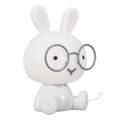 Rabbit LED Table Lamp – White & Light Grey