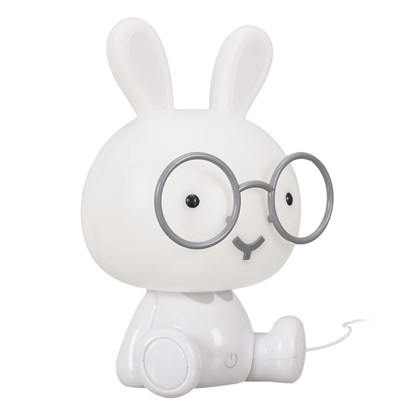 Rabbit LED Table Lamp – White & Light Grey