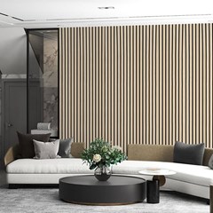 Acoustic Panel Natural White Oak 600x2800mm
