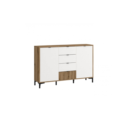 Chest Of Drawers 2D4s – Alpine White & Oak