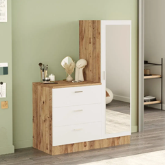 Dressing Table In Pine and White