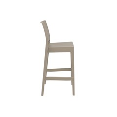 Bar Stool  75 cm Taupe