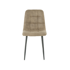 Dining Chair Brown Microfiber