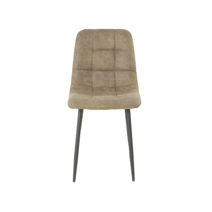 Dining Chair Brown Microfiber