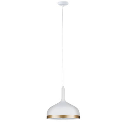 Neordic Desing Pendant luminaire - Matt white/Gold Dimmable Metal
