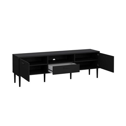 Media TV-unit with 2 doors 1 drawer.
