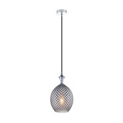 Pendant Light 1XE27 Glass Smoke Grey