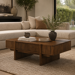 Walnut Veneer Coffee Table