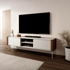 TV Cabinet – Walnut Warmia & Cashmere