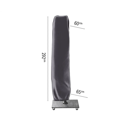 Free-Arm Parasol Cover H292x60 65 - Anthracite