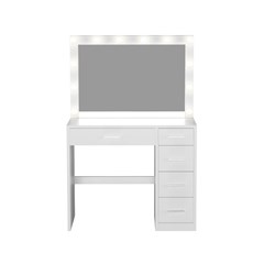 Vanity Table White 90X45X135cm