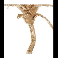 Figure Palm Gold Brass