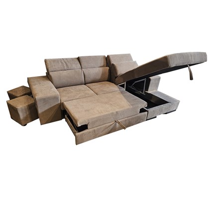 Sofa Bed 2-Seater With Chaise Longue Right 00294 - L24 AVL