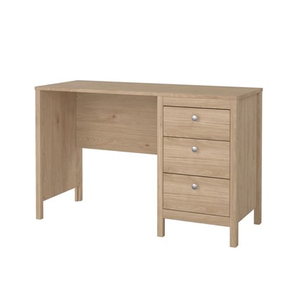 Madrid Desk 3 Drawers Oak