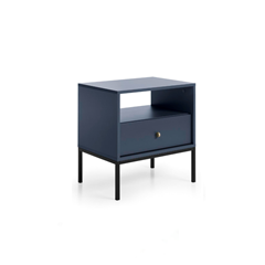 Nightstand 1 Drawer – Navy Blue