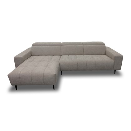 2-Seater Sofa Bed with CHL Left – Grey (BRI 019)