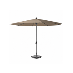 Parasol D350 cm – Taupe Fabric and Anthracite Grey Frame