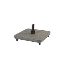 Side Pole Umbrella 3x4m –  Latte frame Sand