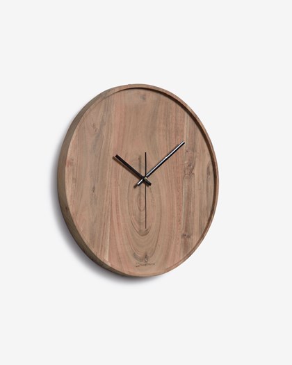 Wood Round Wall Clock