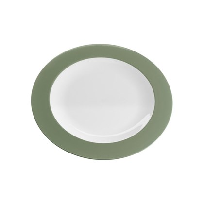 Eat Pop Dessert Plate - Sage Green