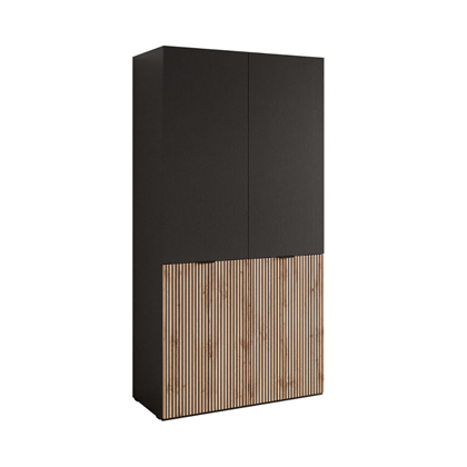 Modular Wardrobe - Black & Oak