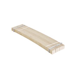Futon Bed with Slats 160x200 - Artisan Oak & White