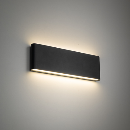 LED Wall Light L – Graphite & White